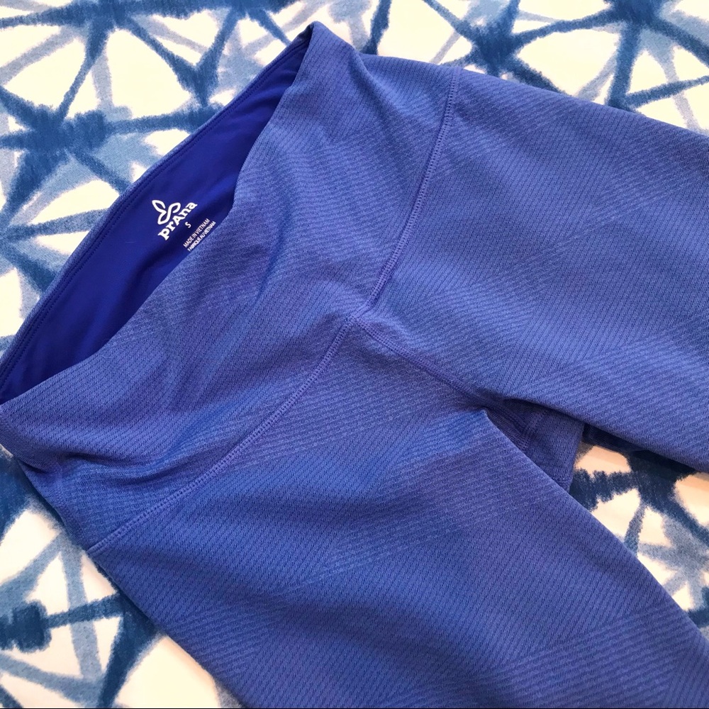 PrAna Misty Capri Leggings - Supernova Geo / Periwinkle Size S